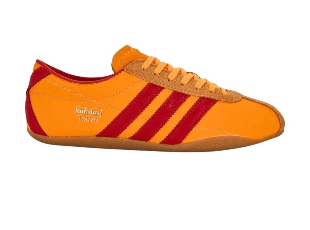 Adidas Tokyo Vintage-Style Orange & Red Sneakers | Women's Size 9